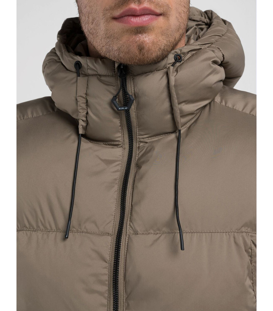 リサイクルポリキルティングECOベスト 詳細画像 ライトブラウン 3